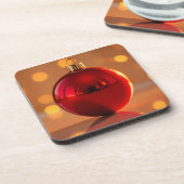 Kerstbalornament Bier Onderzetter (Linkerzijde)