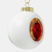 Kerstbalornament Keramische Bal Ornament (Links)