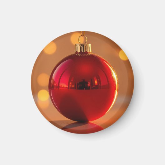 Kerstbalornament Magneet (Voorkant)