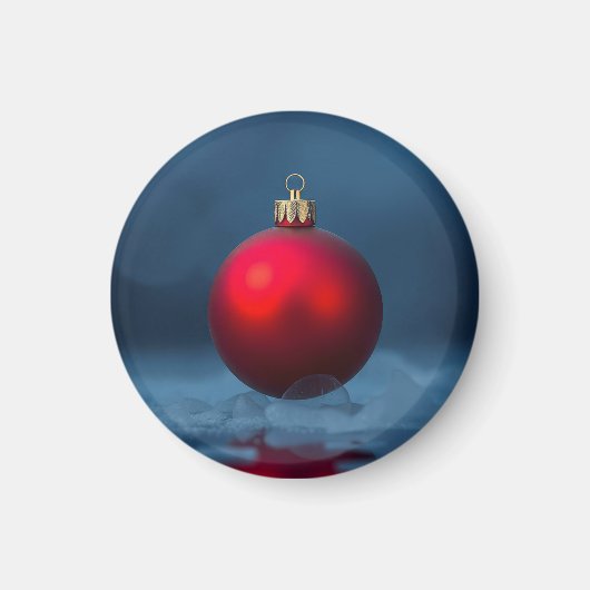 Kerstbalornament Magneet (Voorkant)