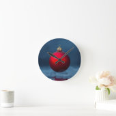 Kerstbalornament Ronde Klok (Huis)