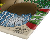 Kerstbalornament Siamees Kat Grappig Snijplank (Hoek)