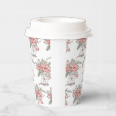 kerstbalpatroon papieren bekers (Rechts)