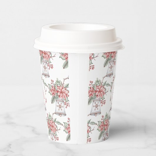 kerstbalpatroon papieren bekers (Rechts)