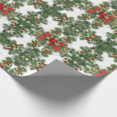 kerstbalsem Garland Pattern-pakpapier Cadeaupapier (Hoek)