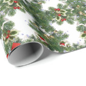 kerstbalsem Garland Pattern-pakpapier Cadeaupapier (Rol Hoek)