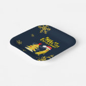 Kerstbanan Papieren Bordje (Gebogen)