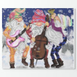 kerstband - Happy Song Cadeaupapier<br><div class="desc">kerstband - Happy Song</div>