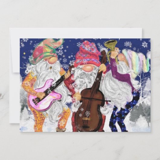 kerstband - Happy Song - Fun - Tekening (Achterkant)