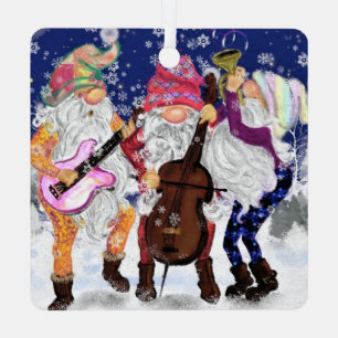 kerstband - Happy Song - Funny Metalen Ornament