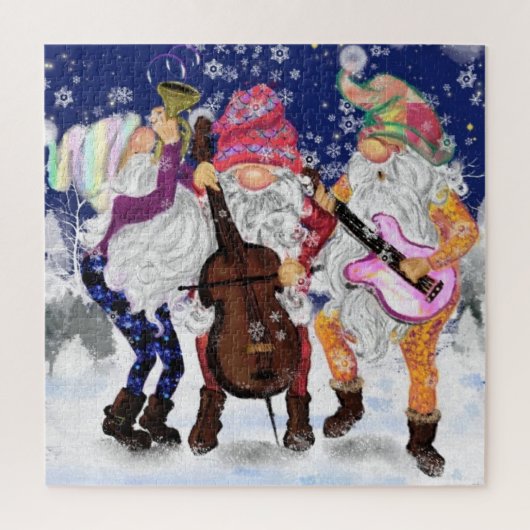kerstband - Happy Song - Party Fun Legpuzzel (Verticaal)