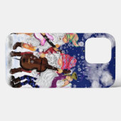 kerstband - Happy Song - Teken - Fun Case-Mate iPhone Case (Achterkant (horizontaal))