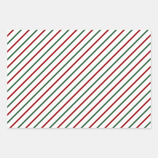 Kerstband Rood wit Inpakpapier Vel (Voorkant)