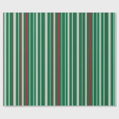 Kerstbandpatroon Cadeaupapier (Vlak)