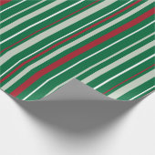 Kerstbandpatroon Cadeaupapier (Hoek)