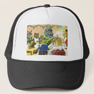 Kerstbanket in dierenland trucker pet