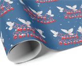 Kerstbanner en duiven cadeaupapier (Rol Hoek)