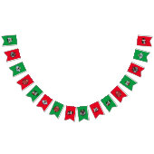 kerstbanner met Schattige feestritters Vlaggetjes (Alle)