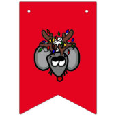 kerstbanner met Schattige feestritters Vlaggetjes (Tweede vlag)