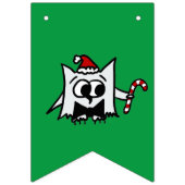 kerstbanner met Schattige feestritters Vlaggetjes (Eerste vlag)