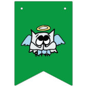 kerstbanner met Schattige feestritters Vlaggetjes (Derde vlag)