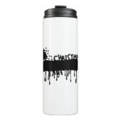 Kerstbanner Thermosbeker (Voorkant)