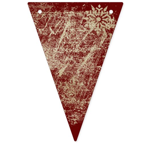 Kerstbanner Vlaggetjes (Eerste vlag)