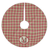 KerstBarn Wood Letter M Kerstboom Rok (Voorkant)