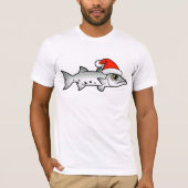 Kerstbarracuda Santa T-shirt (Voorkant)