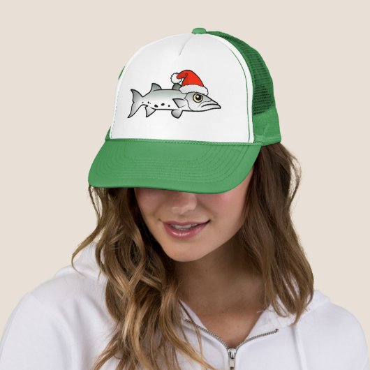 Kerstbarracuda Santa Trucker Pet (In situ)