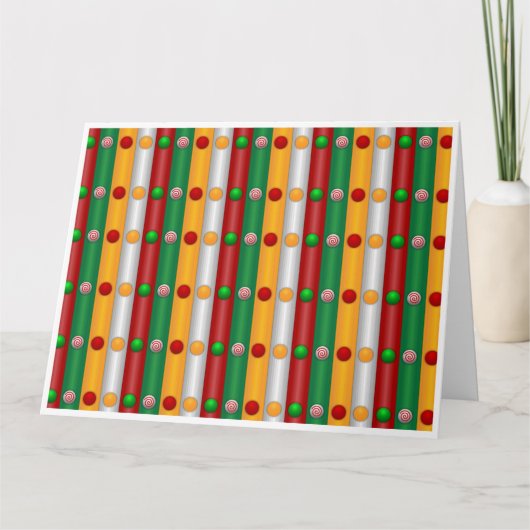 Kerstbars Kaart (Voorkant)