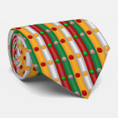 Kerstbars Stropdas (Opgerold)
