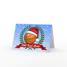 Kerstbasketbal stijl