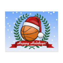 Kerstbasketbal stijl