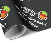 kerstbasketbalpapier voor kinderen cadeaupapier (Rol Hoek)