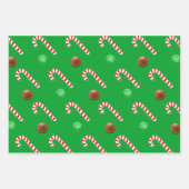 Kerstbasketbalvakantie Inpakpapier Vel (Voorkant 3)