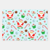 Kerstbasketbalvakantie Inpakpapier Vel (Voorkant)