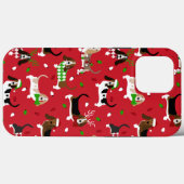 kerstbasset Hond Case-Mate iPhone Case (Achterkant (horizontaal))