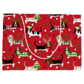 kerstbasset Hond Groot Cadeauzakje (Achterkant)
