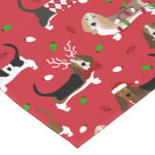 kerstbasset Hond Korte Tafelloper (Hoek)