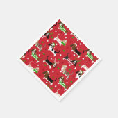 kerstbasset Hond Servet (Hoek)