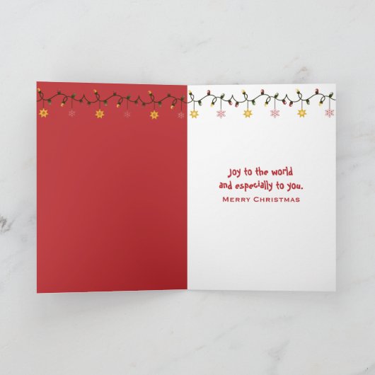 Kerstbassethond in een hondenhok kaart (Binnen)