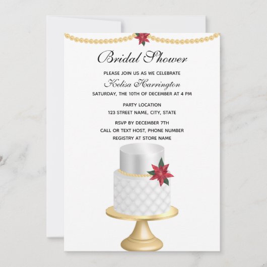 Kerstbassin - Uitnodiging (Voorkant)