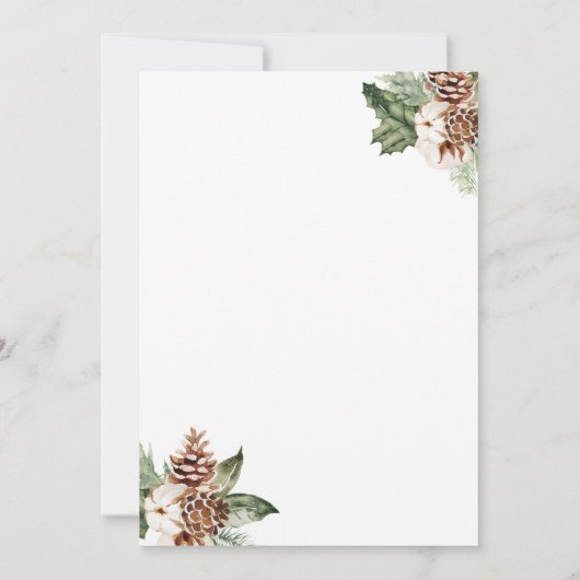 Kerstbassin - Uitnodiging (Achterkant)