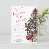 Kerstbassin - Uitnodiging (Staand voorkant)