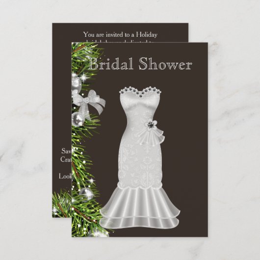 Kerstbassin - Uitnodiging (Voorkant / Achterkant)