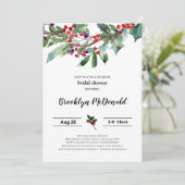 Kerstbassin - Uitnodiging (Staand voorkant)