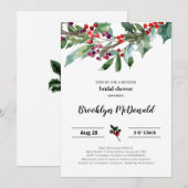 Kerstbassin - Uitnodiging (Voorkant / Achterkant)