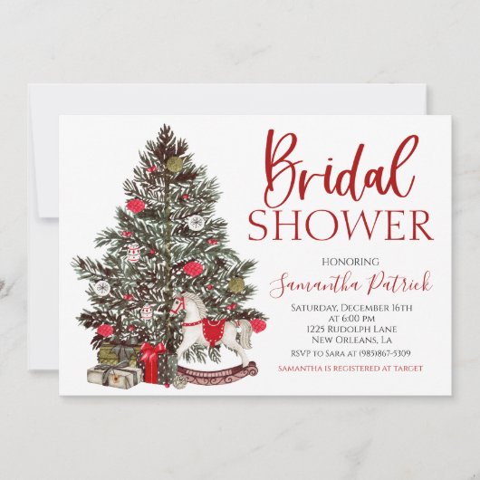 Kerstbassin - Uitnodiging (Voorkant)