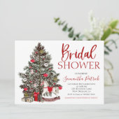 Kerstbassin - Uitnodiging (Staand voorkant)